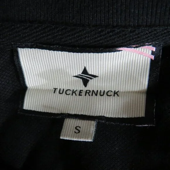 Tuckernuck Size Small Black Pique May Polo Dress Short Sleeve Casual Cotton NEW - Picture 2 of 6